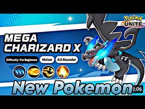 New Pokemon Mega Charizard X Moves Overview | Pokémon UNITE |Gameplay Station