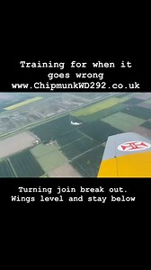 Formation training isn’t all about being in formation and flying close. In fact, it’s arguable it’s more important to learn what to when it goes wrong! This is an aborted turning join. If it’s not right, wings level and fly under and out. Keep that energy directed away from the formation. #flying #aviation #pilot #warbirds #sky #gift #pilotlife You could do a formation flight as an experience or for training (if you hold a pilots license). Book now www.ChipmunkWD292.co.uk | David Petters