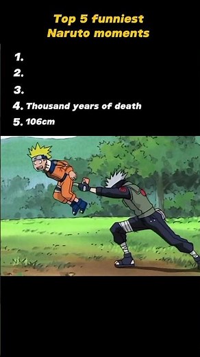 Top 5 craziest Naruto moments 🤣 #anime #naruto #funnymoments #funnyshorts #funny