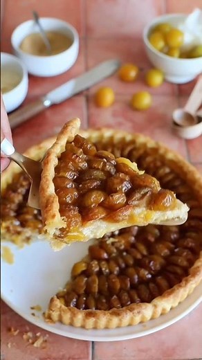 Only 4 Ingredients for This Mirabelle Plum Tart