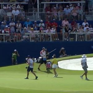 Lucy Li was on a heater on Sunday in Arkansas, becoming just the seventh player in Tour history to card three eagles in a round 🦅🦅🦅 WATCH ➡️ youtu.be/RrhslboS4r4 | LPGA