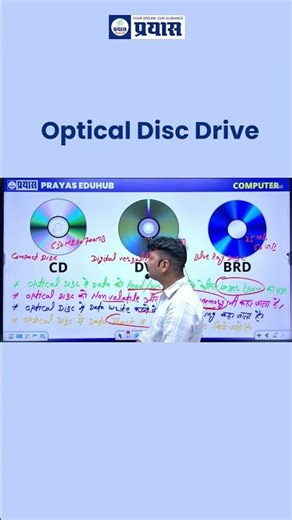 Optical Disk Drive क्या होता है? 💻 | CD/DVD कैसे काम करती है? | Computer Basics
