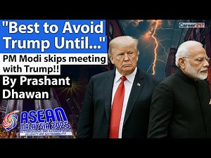 PM MODI SKIPS MEETING WITH TRUMP | Avoid Trump Until Trade deal | By Prashant Dhawan | Career247