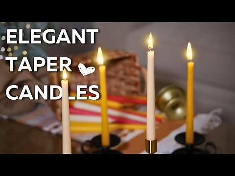 How To Make Taper Candles | Complete Guide to Creating Beautiful Handmade Beeswax Candles!