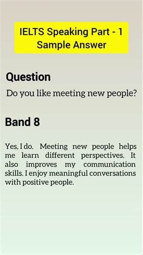 IELTS Speaking Part 1 Sample Answer #ielts #ieltsvocabularyenglish #ieltsspeaking