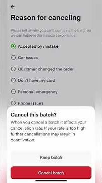 How to cancel an Instacart batch as a Shopper!