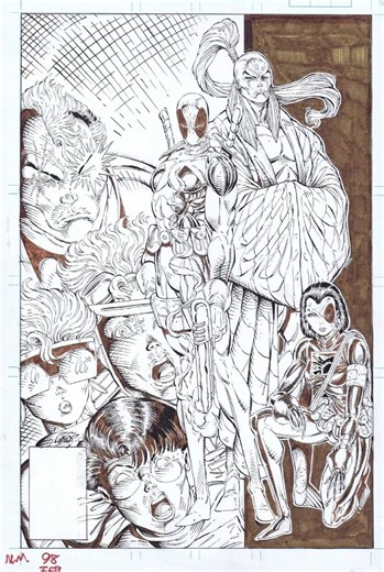 How much would you pay for original Deadpool artwork? Well, it is up for auction for a whopping $7.5 million. | USA TODAY