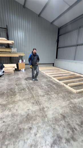 Working with my best mate on the new workshop layout. #glamping #tinyhouse #logcabin #woodworker #craft | My Shire Houses