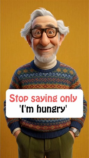10 Better Ways to Say 'I'm Hungry' 🍔 #EnglishLearning #Shorts