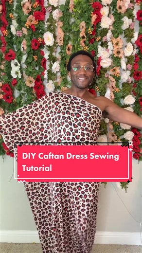 Sewing Tutorial: How to Sew a Kaftan Dress and Knitted Dress