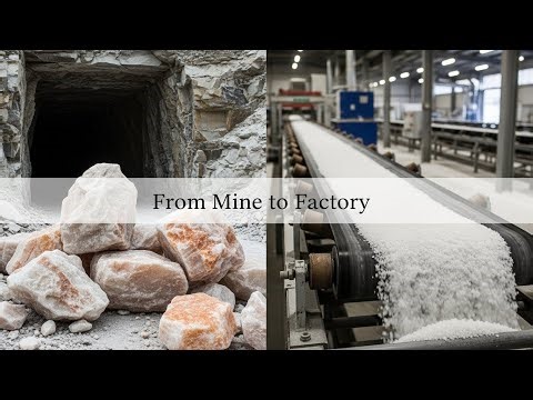 Inside a Salt Mine | Rock Salt Extraction and Factory Process