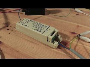 Zeilentrafo mit Elektronischem Halogentrafo ansteuern