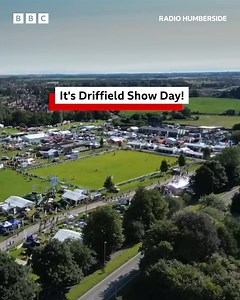 What perfect weather for the Driffield Show ☀️ The showground looks incredible from above 😍 | BBC Humberside