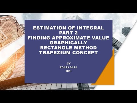 DEFINITE INTEGRATION | ESTIMATION OF INTEGRATION | PART 2 | RECTANGLE METHOD | EXPECTED QUESTIONS
