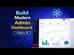 Build Modern React Admin Dashboard 🔥 | React JS Admin Panel Tutorial | Responsive Dashboard UI