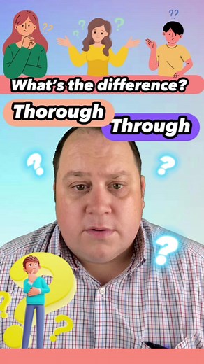 20K views · 716 reactions | Through vs Thorough 樂 | English Lingo | Facebook