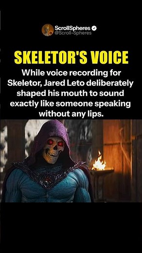 How Jared Leto Made Skeletor's Voice - Masters of The Universe