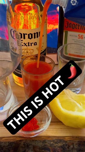 🔥 Super Spicy Beer Cocktail | Jäger + Chili + Corona