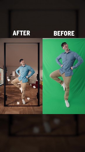 Paper dolls, but cinematic #behindthescenes ___ CGI done in Blender, match cut transitions with subtle morphing to ease, comping and color grading done in After Effects with Maxon One plugins (Magic Bullet, Primatte Keyer), sound design in Premiere Pro