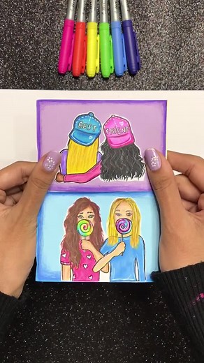 Tag your BFF 💕☺️ #bff #art #bestfriend #drawing