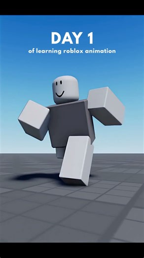 Day 1 Roblox Animation… this is harder than it looks 🚀 #roblox #animation