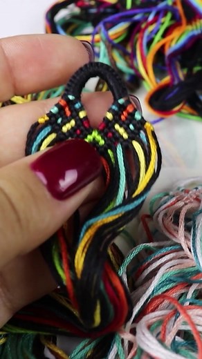 I have completed the 24h bracelet challenge! Full video on YT Masha Knots 🥰 #friendshipbracelets #fenechki