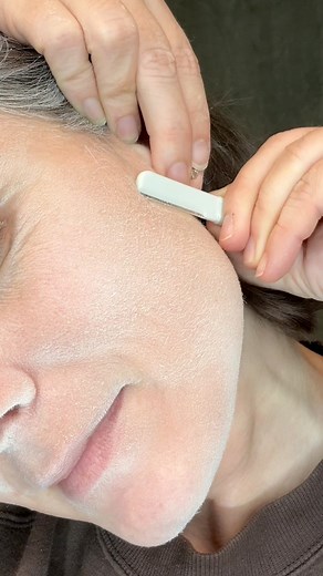 You absolutely do not have to do this and peach fuzz is perfectly normal… But getting rid of that dead skin and that extra peach fuzz not only helps my skin look glowy but it also helps my skin absorb my skin care better. my makeup also goes on much more smooth. | Kaylla McCullough Spencer