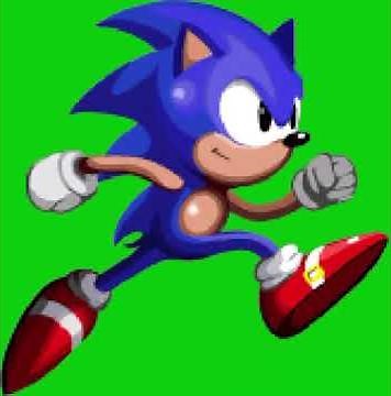 Sonic running GIF