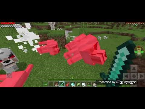 Minecraft VS кто первый побит собака и человек получится эти собаки поставьте лайк и подписаться над