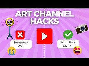 Hacks for *Art Channel* growth no one will tell you | Start an Art Channel | YouTube for Artists