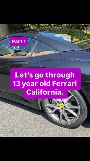 Let’s go through 13 year old Ferrari California. Part 1 #ferraricalifornia | CarExamer.com