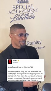 @iamjamiefoxx is set to star in “Fight For ’84” 🥇 for @NETFLIX 🎬 Inspired by a true story, the film is set after the US Olympic Boxing Team was tragically killed in a plane crash. Foxx plays the new coach who was brought in to rebuild the team from scratch and lead them to victory in the 1984 Olympics. #movienews #jamiefoxx #youngboldandregal #winner #olympics | Young, Bold, and Regal