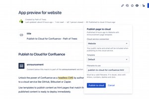 Publish to Cloud for Confluence