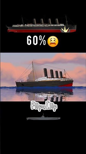 1 2 3 4 Come on! RMS Lusitania | sinking animation 🚢🛟 #shorts