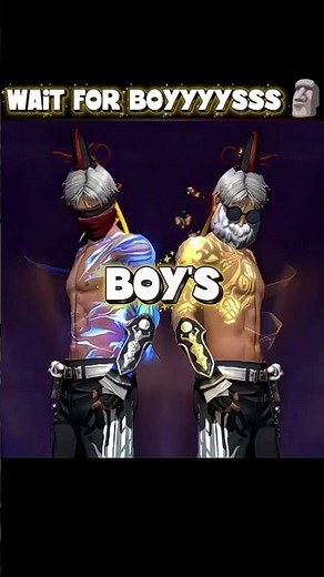 New Trend Girl's 🤡 VS Boy's 🗿 Wait For Boyyyysss 🤙💀 #shorts#funny#freefire