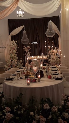 From blank space to breathtaking! ✨ this before-and-after wedding setup shows how thoughtful styling, soft florals, and layered details can completely change a room! 🤍 These talented creators are always delivering polished, romantic designs! Planning, design, florals & hosts: @petalforyourthoughts & @hawthornplains Venue: @thechapelcompany Lead photographer: @rebeccafrank.co Content Creator: @lovelens.content Hair: @rjstylesco Makeup: @makeupbymeganmalec Dresses: @thebridalboutiqueyyc Cake: @ca