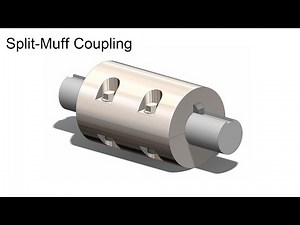 Split Muff Coupling Animation | Assembly | Machine Design | Solidworks