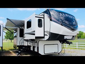 LARGEST SHOWER YOUVE EVER SEEN IN AN RV! 2021 Keystone Alpine 3712KB - Front Living RV Review