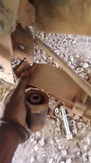 How to replace Mitsubishi L200 back spring. #automobile #shortvideo #trending