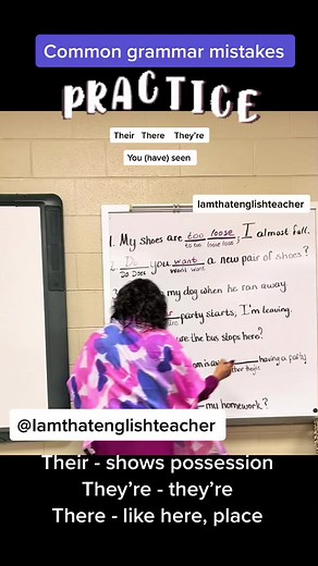Common Grammar Mistakes: Their, There, They're | Grammar Practice