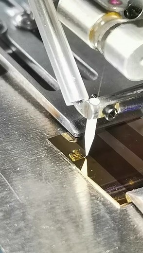 Gold wire bonding machine #goldwire #bonding #aluminumwire #welding #machine