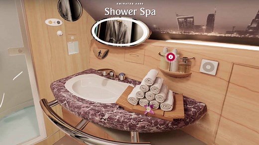 You can now explore our aircraft interiors in 3D. We’re the first airline to introduce VR technology to our app and website so that you can look around our seats and cabin before you fly. http://bit.ly/2lQ45YZ | Emirates