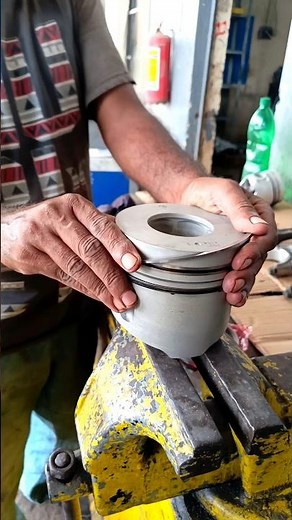 How to install piston ring on piston! #piston #repair