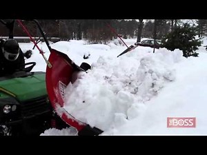 UTV Power-V XT Plow in Action