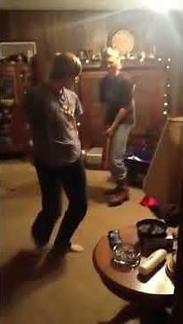 Stacy and Corey getting paddled