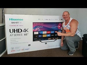 Hisense A7G QLED, unboxing, setup & demo
