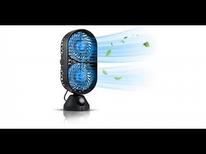 ETNVOW USB Desk Fan Oscillating Cooling Fan