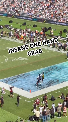 OBJ VINAGE ONE HAND TD During Fanatics Flag Football Fest 🔥 #nfl #shorts