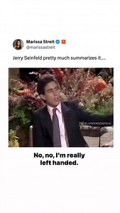 Jerry Seinfeld pretty much summarizes it…. ￼ | Marissa Streit