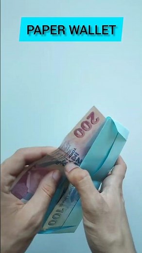 How to Make a Paper Wallet 👀 #origami #diy #easyorigami #tutorial